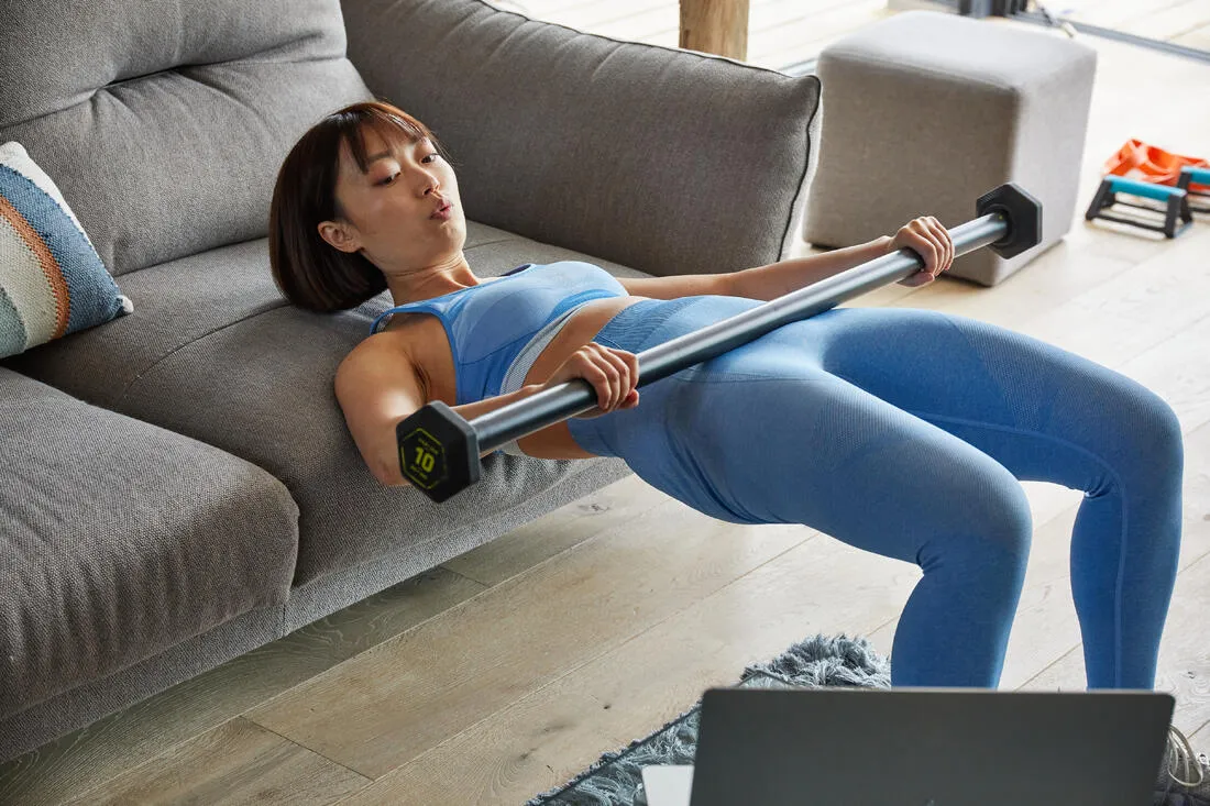 Adjustable Weighted Bar - 4 to 10 kg