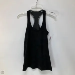 Athletic Tank Top By Lululemon In Black, Size: 4