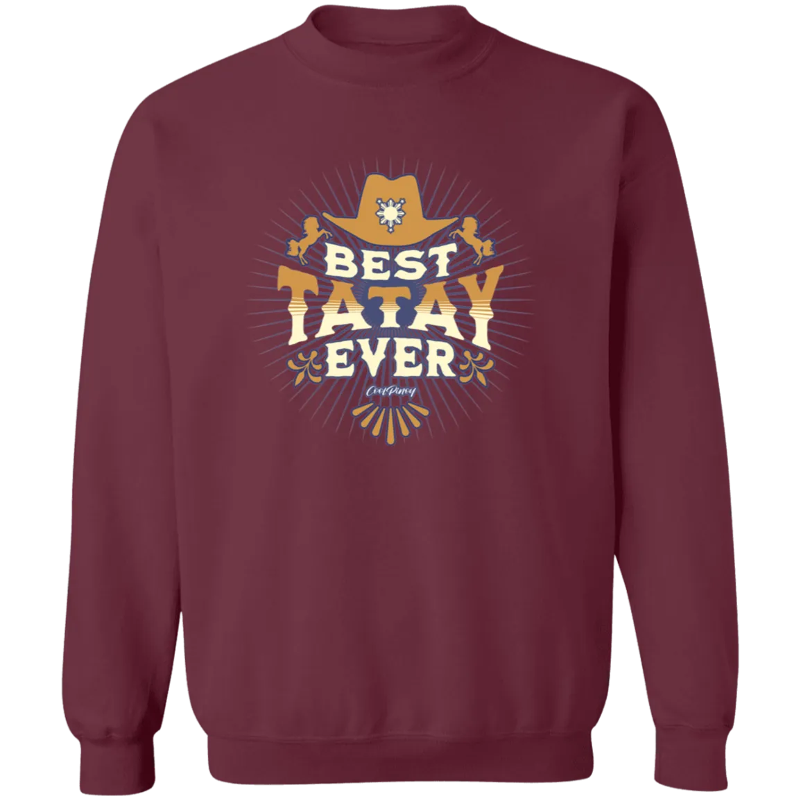 Best Tatay Ever Unisex Crewneck Pullover Sweatshirt