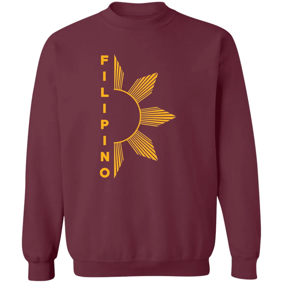 Filipino Half Sun Unisex Crewneck Pullover Sweatshirt