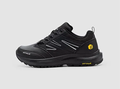 FitVille Men's Low-Top Sturdy Core Hiking Shoes by FitVille