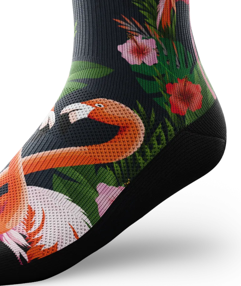 Flamingle Crew Socks