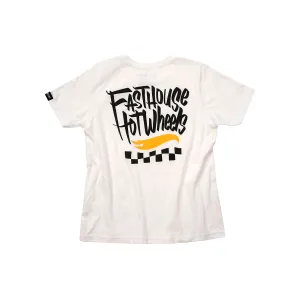 Hot Wheels Verve Toddler Tee - White