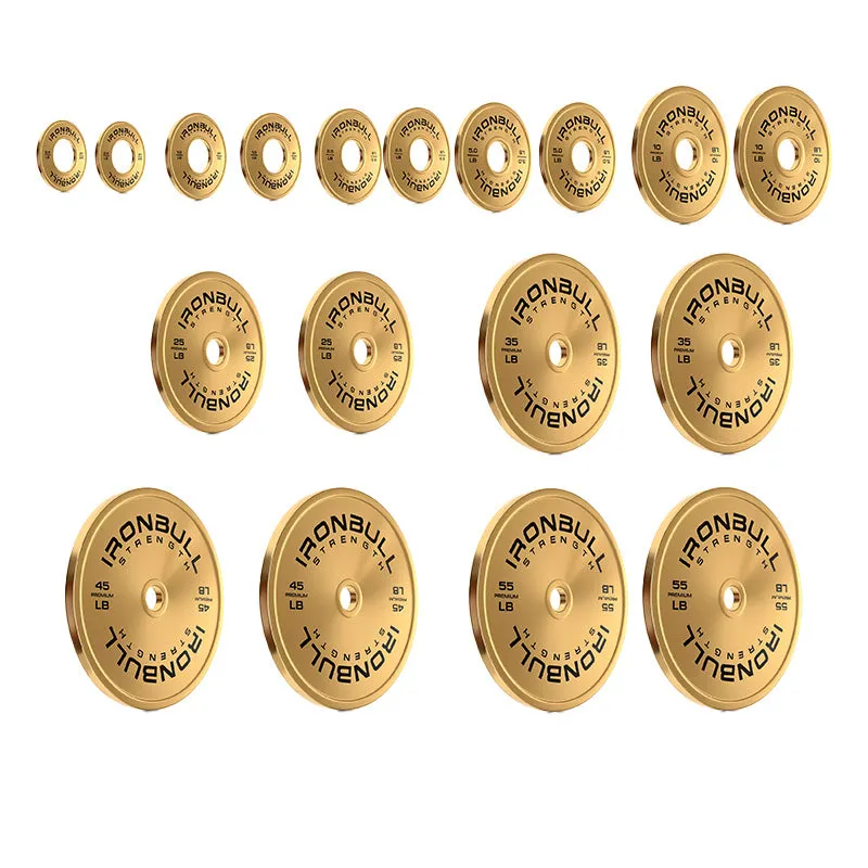 Iron Bull | Premium Gold Weight Plates - Pounds