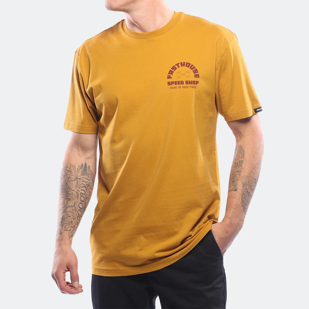 Iron Steed Tee - Vintage Gold