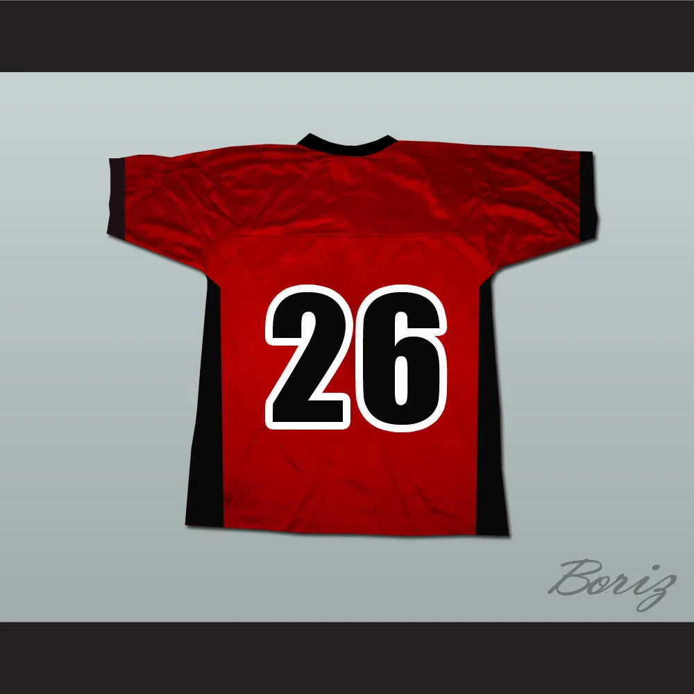Jimmy Silverfoot 26 Crooked Arrows Red Lacrosse Jersey Crooked Arrows