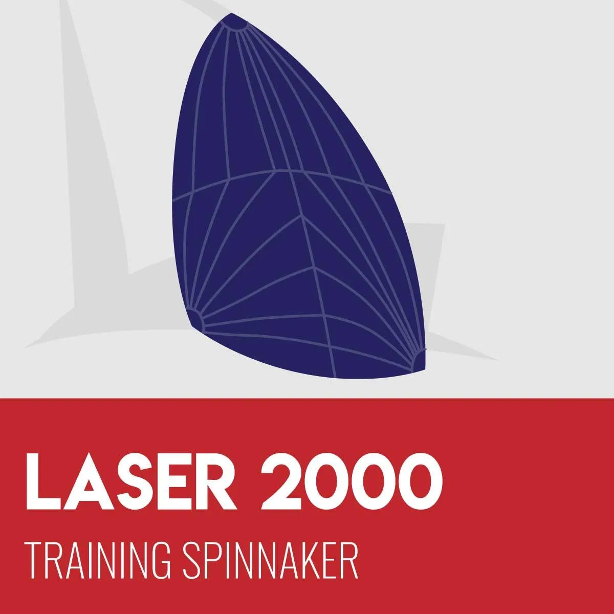 Laser 2000 Training Spinnaker