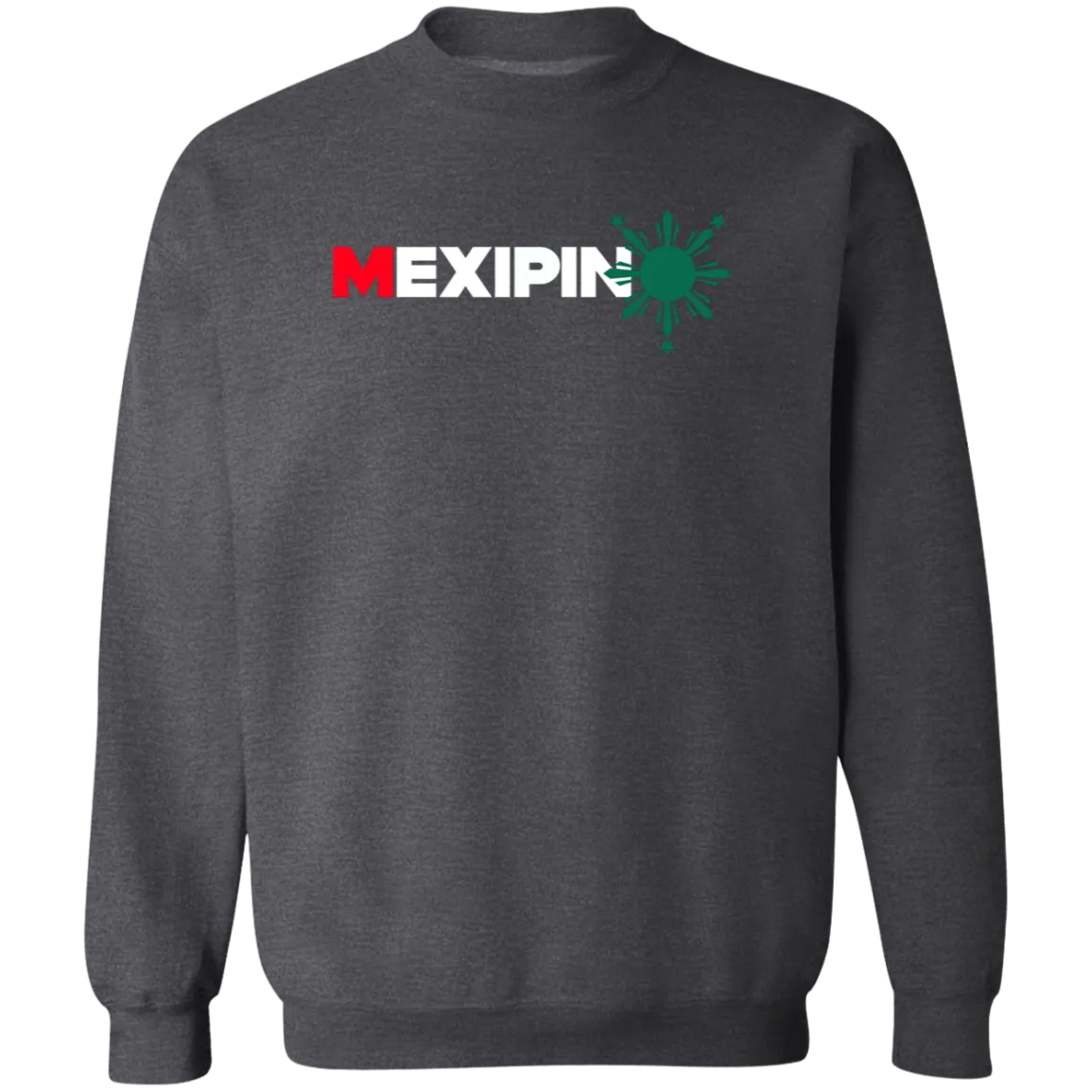 Mexipino with Sun Unisex Crewneck Pullover Sweatshirt