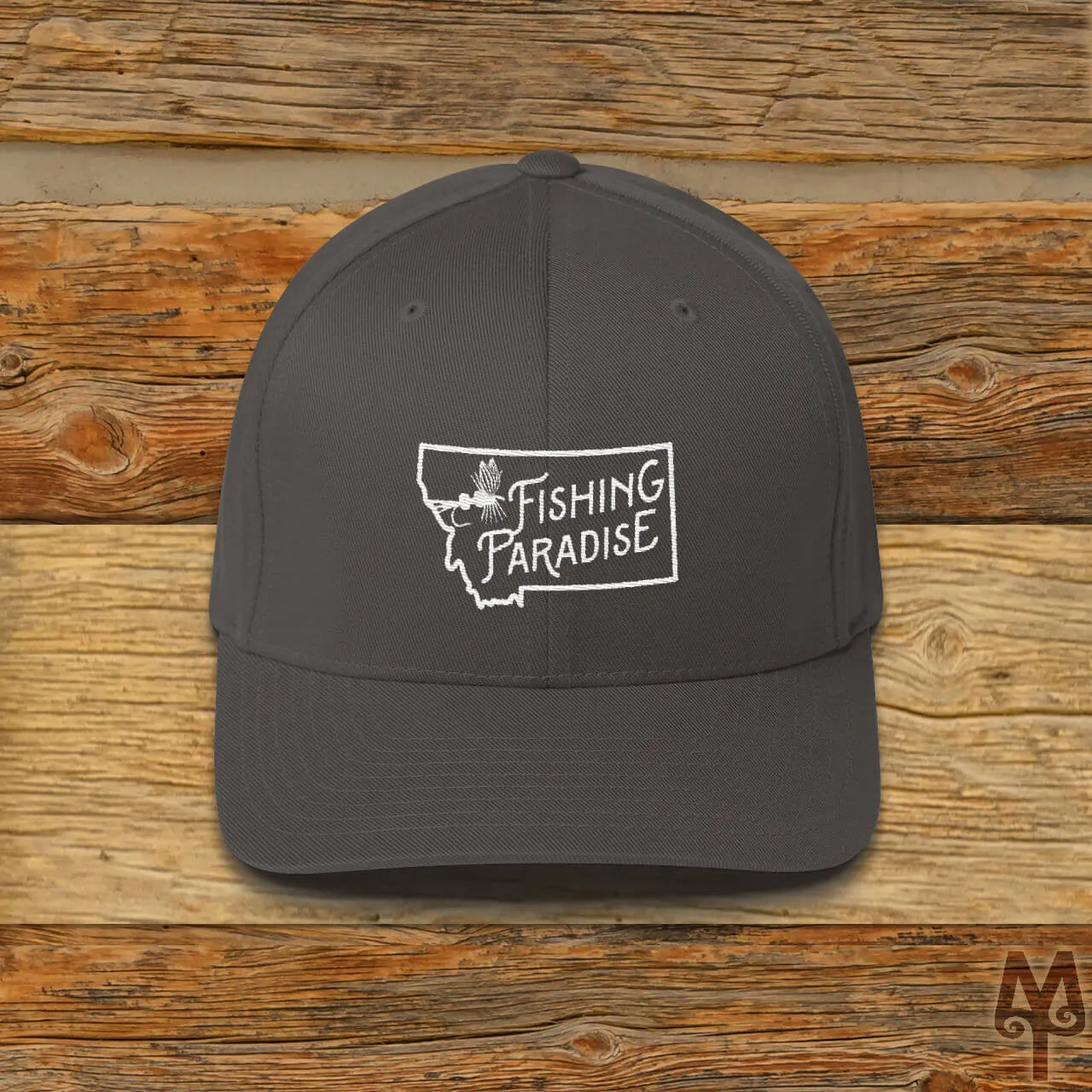 Montana Fishing Paradise, Fly Fishing Ball Cap
