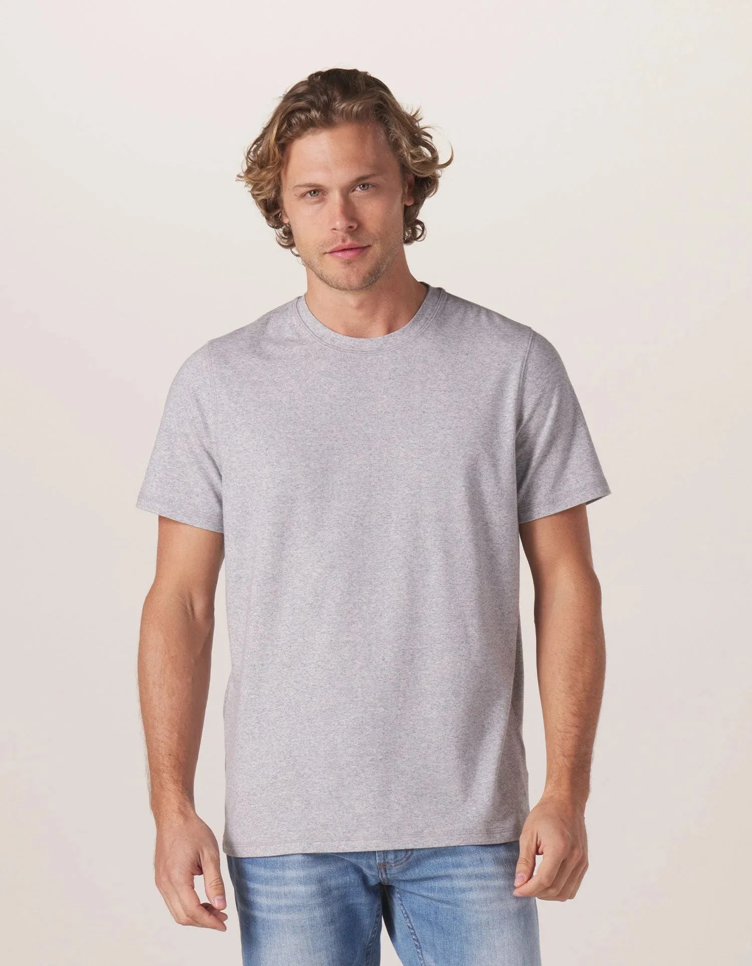NORMAL BRAND- Men’s Active Puremeso Crewneck T-Shirt
