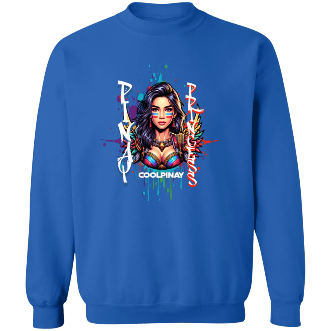 Pinay Princess Unisex Crewneck Pullover Sweatshirt