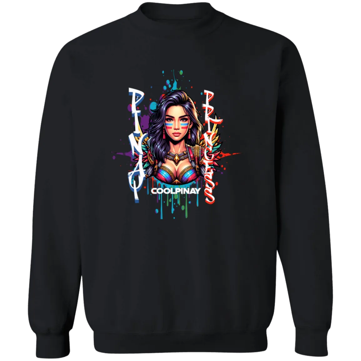 Pinay Princess Unisex Crewneck Pullover Sweatshirt