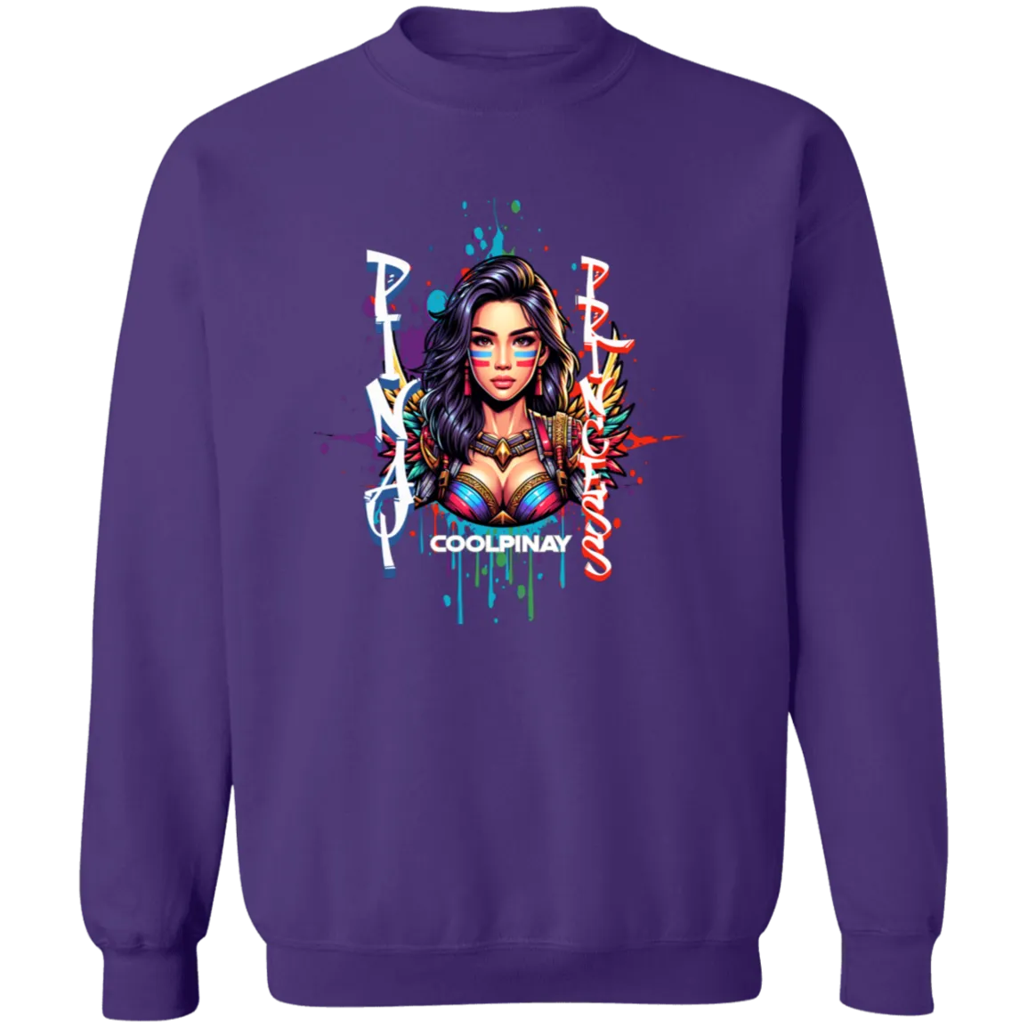 Pinay Princess Unisex Crewneck Pullover Sweatshirt