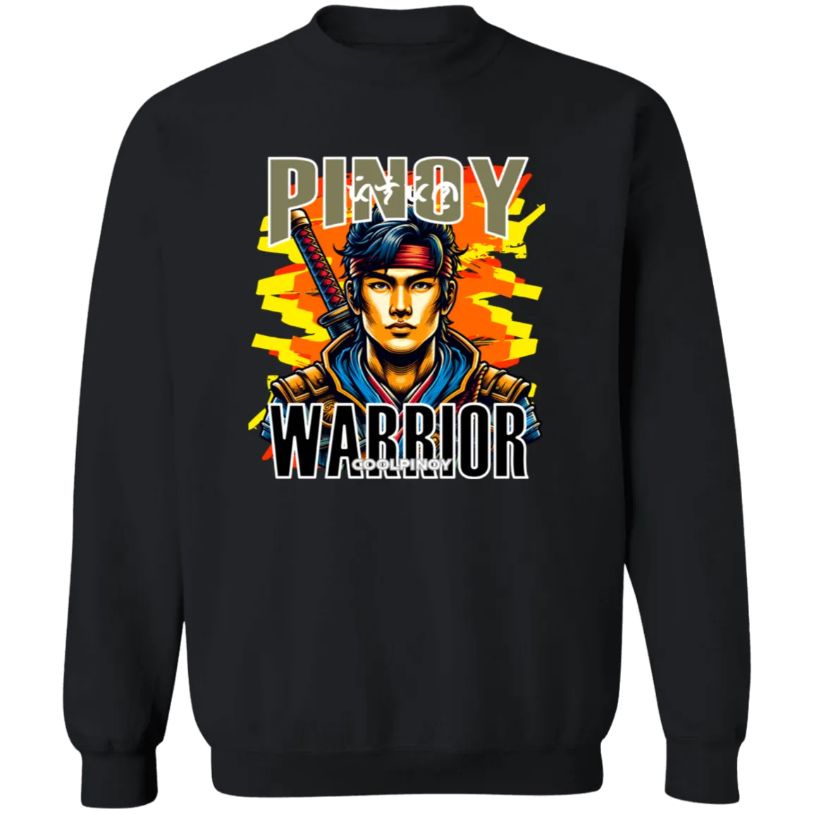 Pinoy Warrior Unisex Crewneck Pullover Sweatshirt
