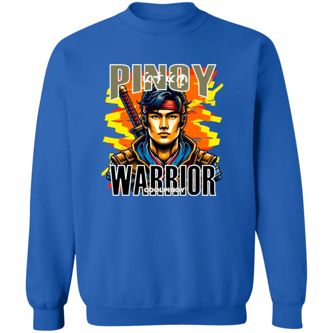 Pinoy Warrior Unisex Crewneck Pullover Sweatshirt
