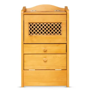 POGABOX™ Classic Potato, Onion, Garlic, Vegetable Storage Bin for Kitchen Organization| Mountable on Wall Floor or Pantry - HONEYCOMB