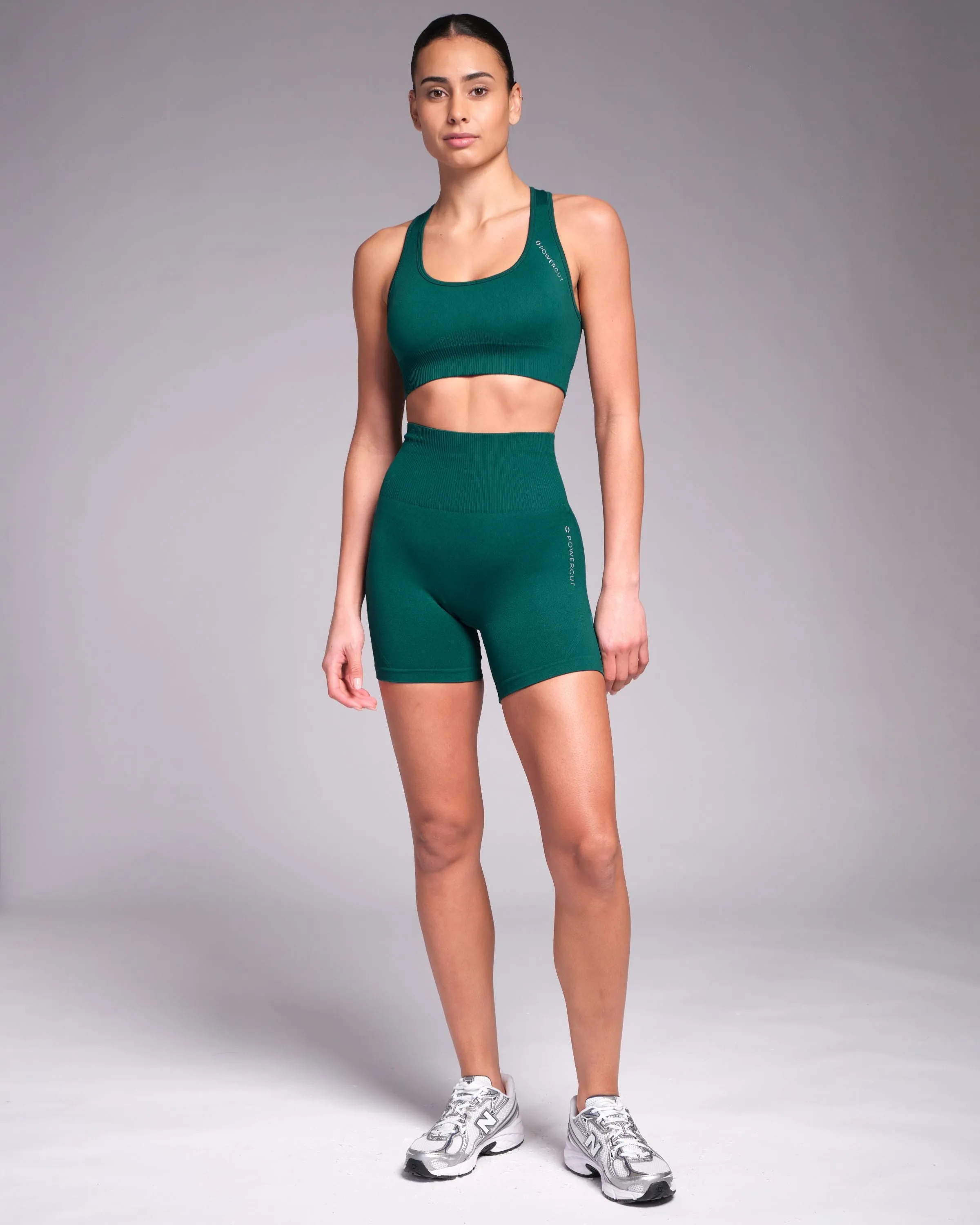 SOLID Seamless 6" Short Jungle Green