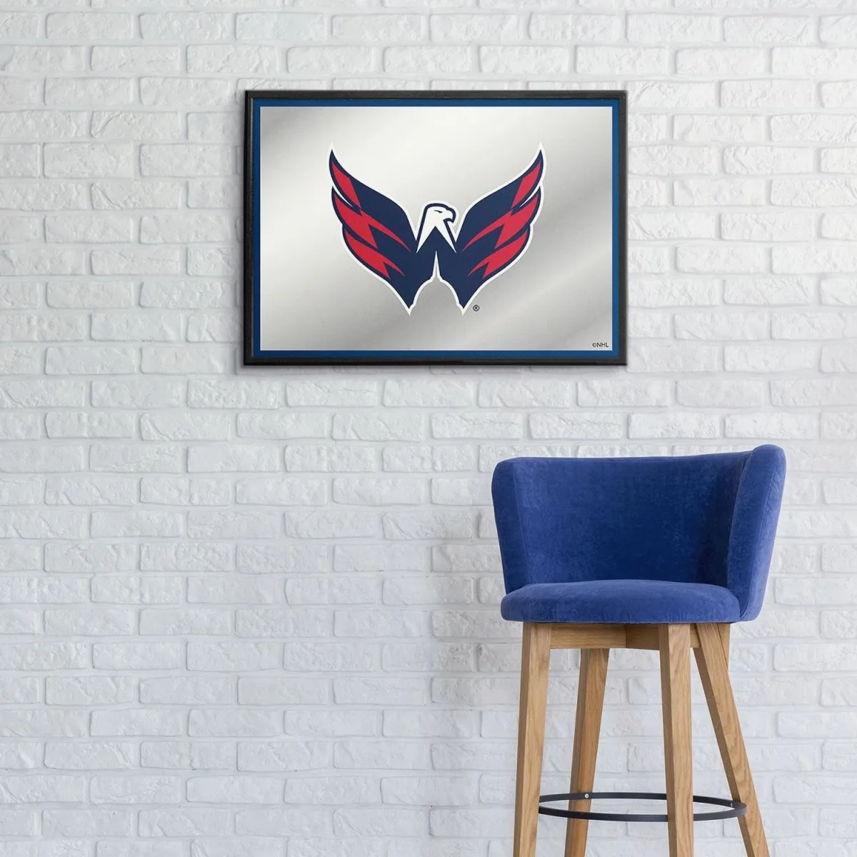 Washington Capitals: Framed Mirrored Wall Sign