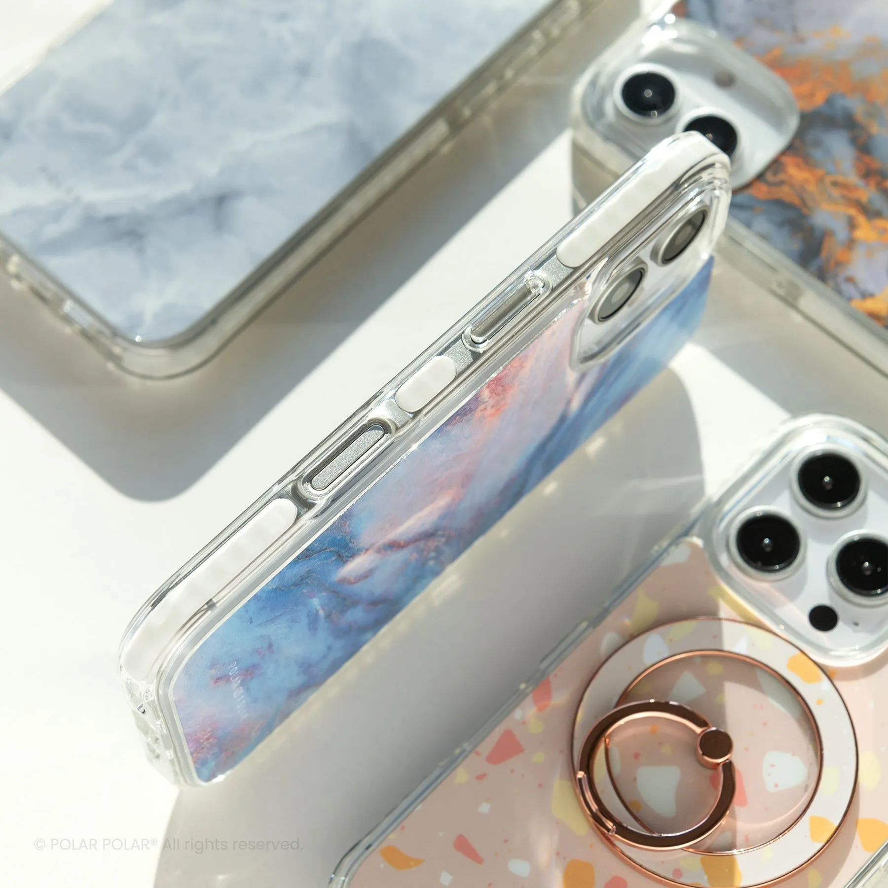 Watermelon Pastel - iPhone 16 Clear Bumper MagSafe Case