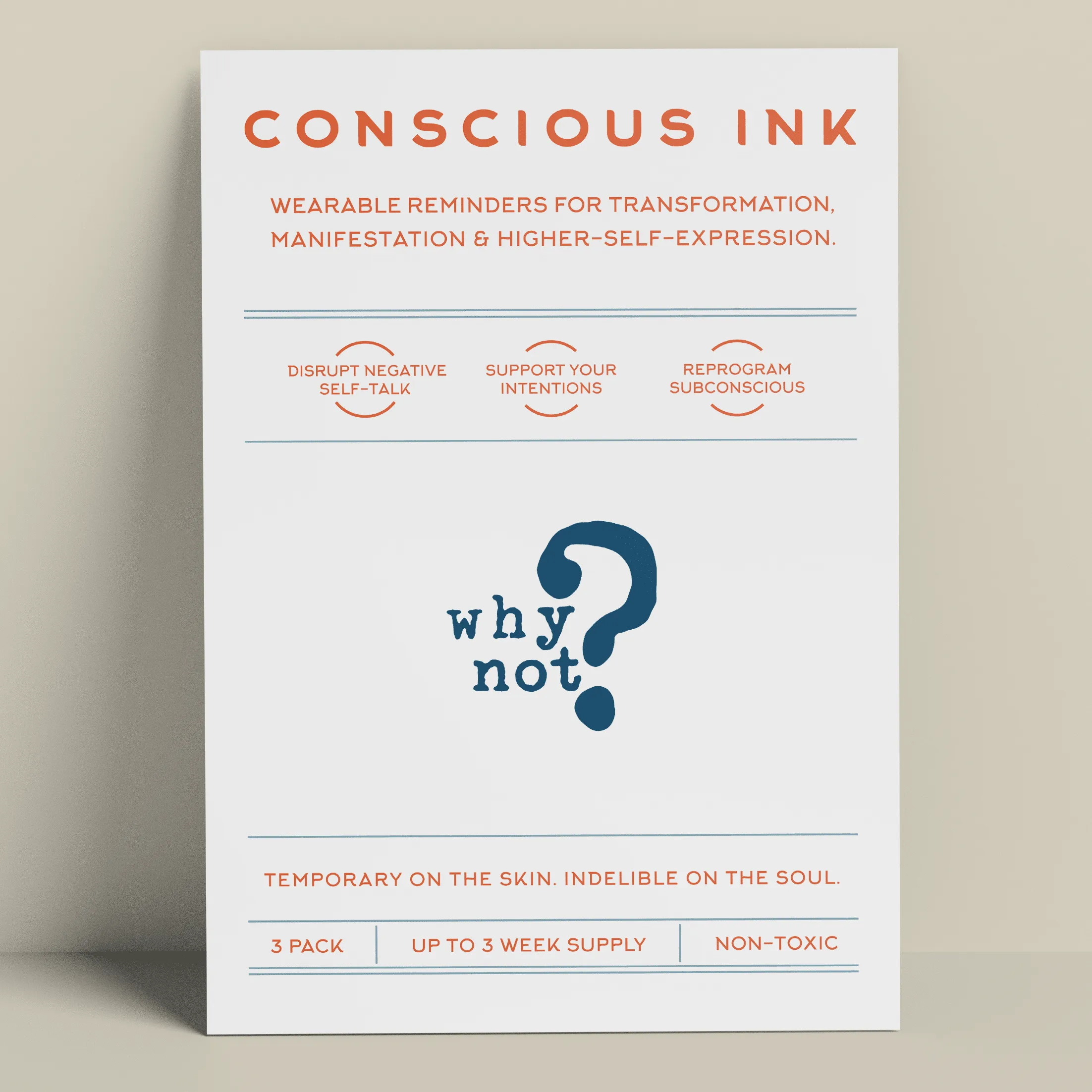 Why Not? Manifestation Tattoo