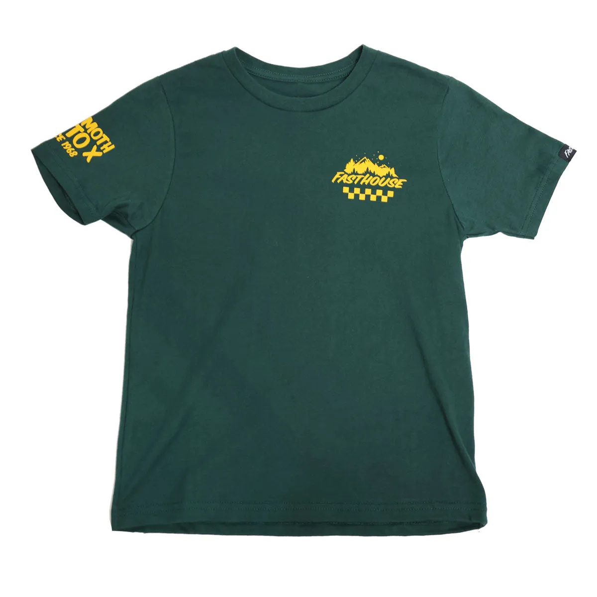 Youth Mammoth Race High Tee - Forest Green